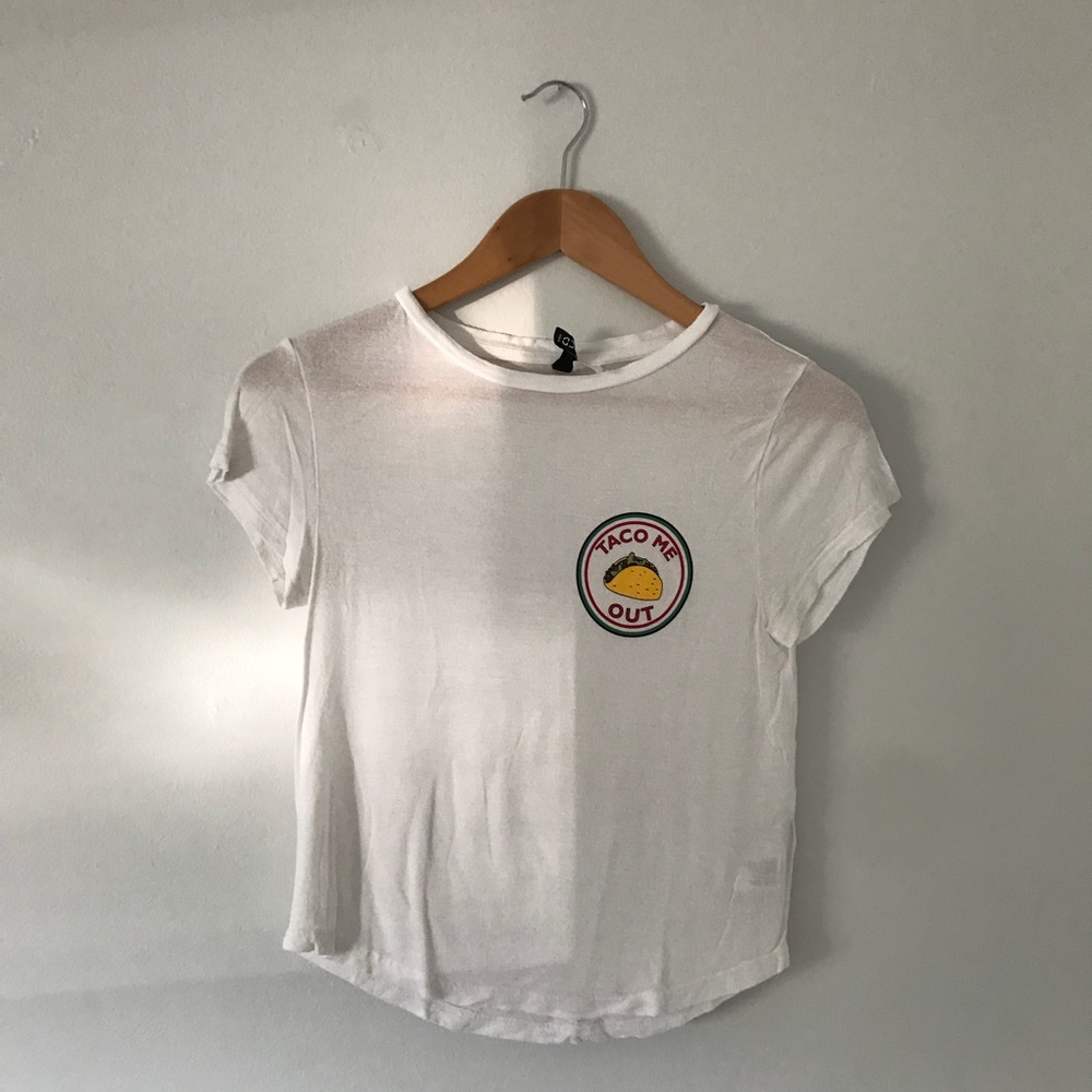 H&M “taco me out” shirt size XS